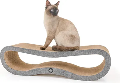 Produktbild von Kratzbrett Orbit 2.0 · Felty · Katzen Kratzpappe · grau · ca. 84 x 24 x 23 cm