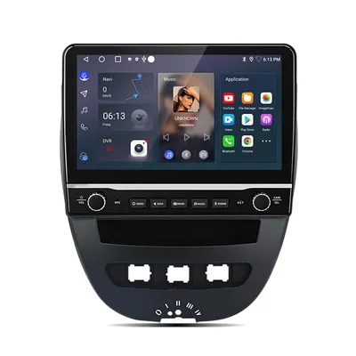 Obrázok produktu pre Hexinex Android 15 autonavigačný systém pre Peugeot 107 / Citroën C1 (2005-2014) WIFI, 2 GB + 64 GB, 4-jadrový, bezdrôtový Android Auto 10,1 palca