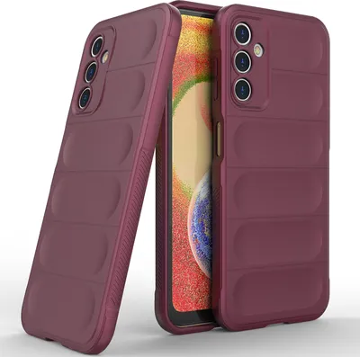 Immagine prodotto di Custodia Galaxy A14, Custodia protettiva in silicone TPU morbido antiurto per Samsung Galaxy A14 5G Borgogna