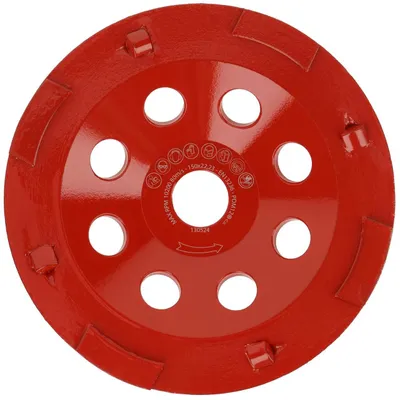 Produktbild von PRODIAMANT Diamant Schleiftopf PKD 150mm mit Stützsegmenten für Beschichtungen,