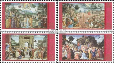 Produktbild von Briefmarken Vatikanstadt 2001 Mi 1362-1365 (kompl.Ausg.) postfrisch Sixtinische Kapelle