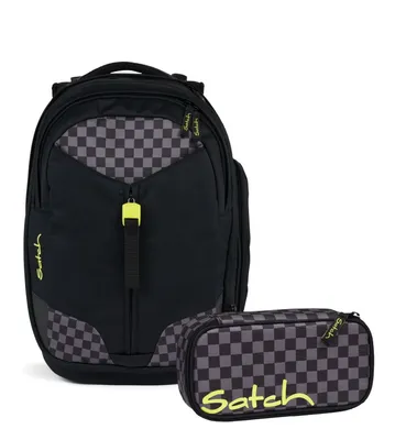 Produktbild von Satch Schulrucksack-Set MATCH Dark Skate 2-teilig, inkl. Mäppchen