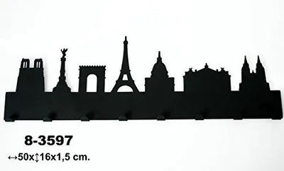 Immagine prodotto di Ganci appendiabiti per animali, con 5 ganci, in metallo, dimensioni 35,5 x 3 x 13,5 cm