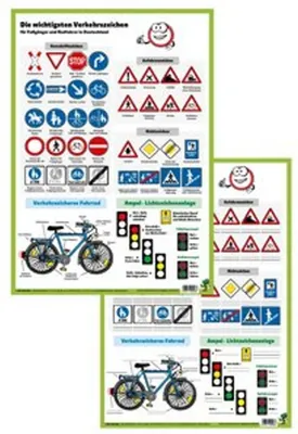 Image de Verkehrszeichen für Fußgänger und Radfahrer/Schreibtisch