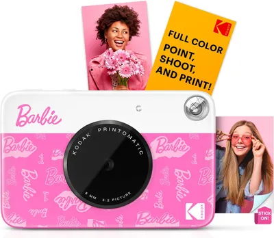 Produktbild von Kodak Printomatic 5MP hellrosa Digitalkamera mit Sofortdruck Barbie