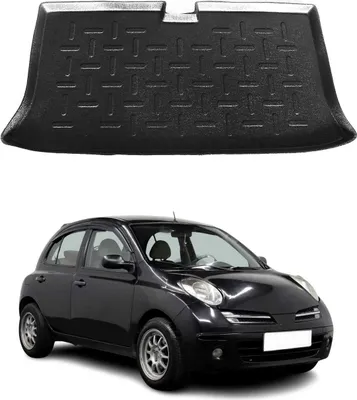 Image de Bac de coffre pour Nissan Micra 2003-2010 5 portes caoutchouc TPE noir