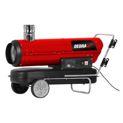 Productafbeelding van DEDRA DED9956TK, Industriële verwarming met ventilator, 50000 W, Geschikt voor transport, Metaal, Zwart, Rood, 2000 m³/h