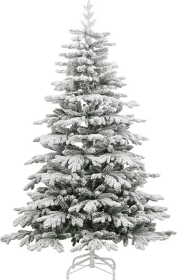 Obrázok produktu pre vidaXL Umelý vianočný stromček Skladací zasnežený 180 cm