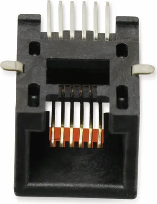 Produktbild von MOLEX SMD Modularbuchse 0855025007, 6P6C, 90°