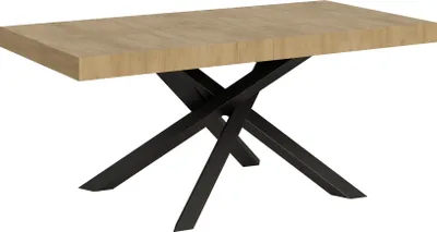 Produktbild von ITAMOBY - Ausziehtisch 200/304x90 cm Volantis Eiche Natur Tischbeine Anthrazit
