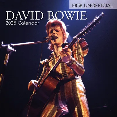 Zdjęcie produktu dla Kalendarz David Bowie 2025 – kalendarz ścienny na 16 miesięcy: oryginalny kalendarz firmowy [wielojęzyczny] [kalendarz]