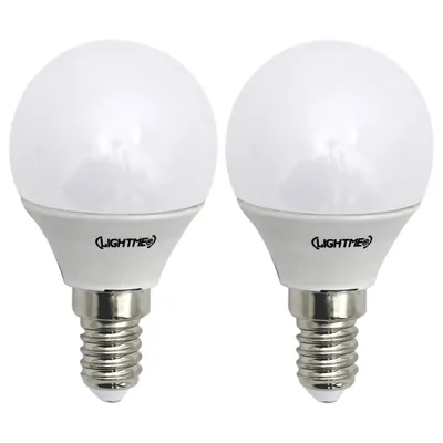 Produktbild von Lightme LED Lustre E14 3W 2PACK LED-Tropfen, Sockel E14, 3 Watt, Warmweiß, 2700 K,