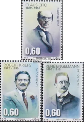 Produktbild von Briefmarken Luxemburg 2015 Mi 2051-2053 (kompl.Ausg.) postfrisch Persönlichkeiten