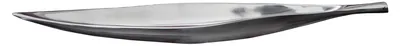 Produktbild von Handgefertigte Dekoschale SILVER LEAF 60cm silber Aluminium