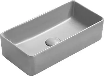 Produktbild von Mexen Nadia Aufsatzwaschbecken 46 x 23 cm, hellgrau matt - 21614661