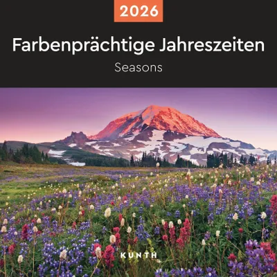 Produktbild von Farbenprächtige Jahreszeiten - KUNTH Broschurkalender 2026