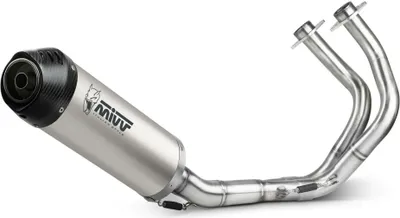 Image de Échappement complet MIVV ovale titane avec embout carbone pour KAWASAKI z650 2017-2023