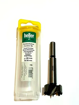Produktbild von Heller Forstnerbohrer Durchmesser 28,0mm Arbeitslänge 50mm Gesamtlänge 90mm - 12038