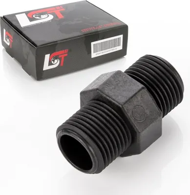 Produktbild von Kupplung Verbinder Schlauchverbinder Doppelnippel Schraubsystem PE-Rohr 1/2" AG