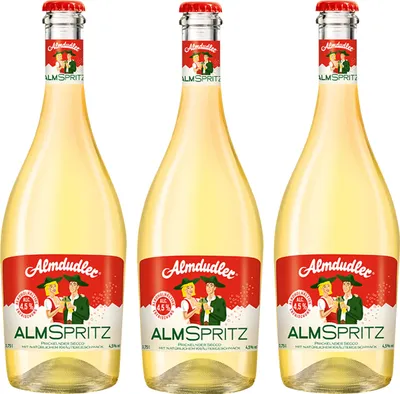 Produktbild von 3x Almdudler ALMSPRITZ Secco 0,75 l 4,5% vol. Kräuteraroma Sekt