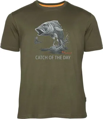 Produktbild von Pinewood Fish T-Shirt Olive - Größe: L