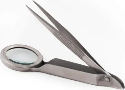 Produktbild von Pinzette Lupe 8cm, 1 St