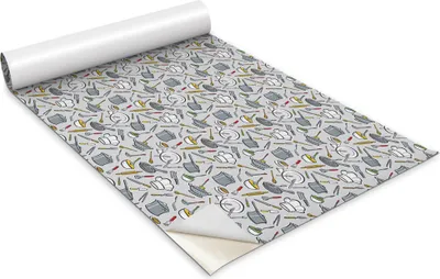 Zdjęcie produktu dla Folia samoprzylepna - Okleina meblowa - Dekoracyjna - Do mebli - Tapeta - Naklejka - Folia - Przybory kuchenne - 100 x 50 cm
