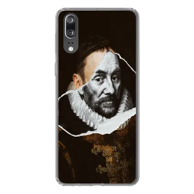 Produktbild von MuchoWow® Handyhülle Schutzhülle Hülle für Huawei P20 Wilhelm von Oranien - Alte Meister - Adriaen Thomasz Silikon Softcase Handy Hülle - Hardcover