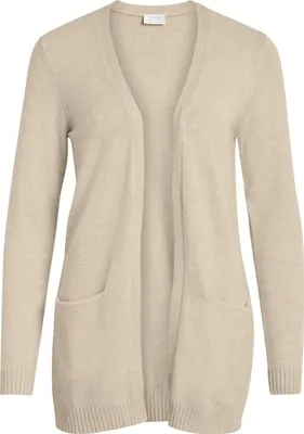 Produktbild von VILA Basic Cardigan Stretch Cozy Knit Feinstrick Jacke mit Taschen VIRIL Größe: L