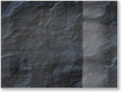 Produktbild von DEQORI Schneidebrett Glas 40x30 cm 'Schieferfassade' Schneideplatte groß