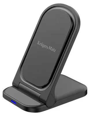 Obrázok produktu pre Kruger&Matz KM0858 Skladateľná bezdrôtová nabíjačka Qi 15 W, čierna