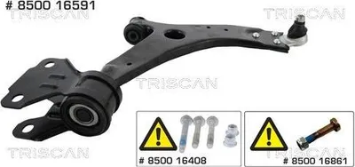 Produktbild von TRISCAN 8500 16591 Querlenker für FORD FOCUS III Turnier