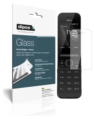 Obrázek produktu pro 2x ochranná fólie pro telefon Nokia 2720 Flip - antishoková, tvrzené sklo 9H (1x přední strana + 1x zadní strana)