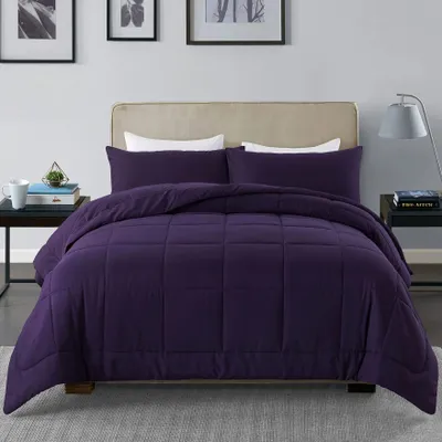 Produktbild von Bettwäsche-Set Kingsize, leichtes Daunenbett, 259x229 cm, mit 2 Kissenbezügen, für das Schlafzimmer