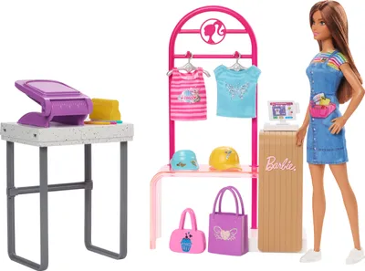 Produktbild von Barbie Fashion Designstudio mit Puppe