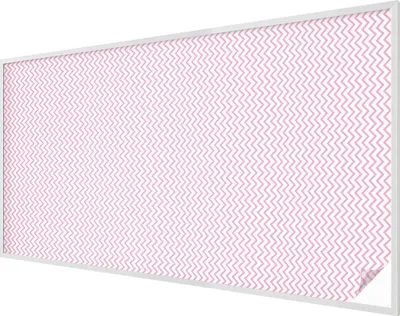 Obrázek produktu pro Vitrážová fólie na okna - 116x200 cm - vitrážový vzor - neprůhledná dekorativní fólie na ochranu soukromí - samolepicí, UV ochrana - růžové klikaté čáry