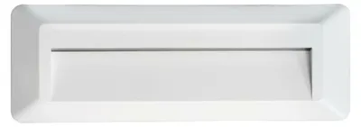 Productafbeelding van ACA LED-buitenwandlamp, vierkant, wit, 230 V AC, IP65, 2 W, 3000 K, 100 lm, CRI 80, SLIM32NW