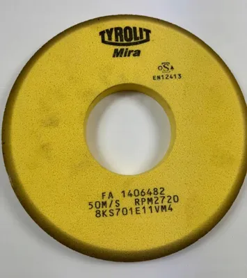 Produktbild von Tyrolit Schleifscheibe 8KS701E11VM4 350x30x127 mm Keramikbindung