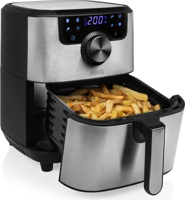 Produktbild von Princess Digitaler Aerofryer Deluxe 1500 W 4,5 L Silbern