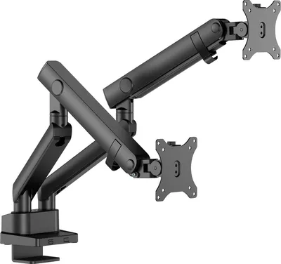 Image de Support écran PC à ressort mécanique 2 écrans PC 17"-35"