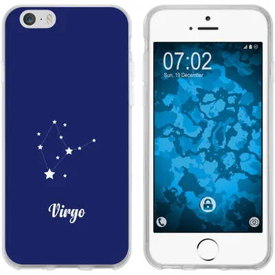 Produktbild von PhoneNatic Case kompatibel mit Apple iPhone 6 Plus / 6s Plus Silikon-Hülle SternzeichenVirgo M2