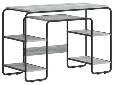 Obrázok produktu pre Stôl s úložným priestorom, farba Sonoma, rozmer 113,5 x 52 x 75,5 cm