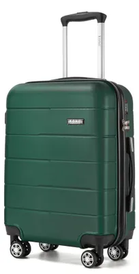 Produktbild von KONO Handgepäck Koffer 55x40x20cm, 36L Hartschalenkoffer mit Nassfach – Grün, Größe S(55cm 36L)
