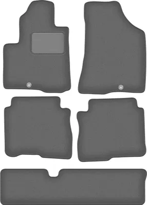 Produktbild von Graphit-Fußmatten für: Hyundai SantaFe II 7-Sitzer (2006-2012)