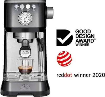 Zdjęcie produktu dla Solis 98084, Ekspres do espresso, 1,7 l, 1700 W, Czarny