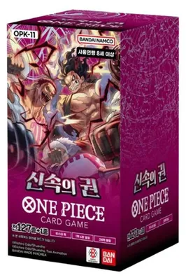 Produktbild von One Piece A Fist Of Divine Speed Booster Display OPK11 Koreanisch