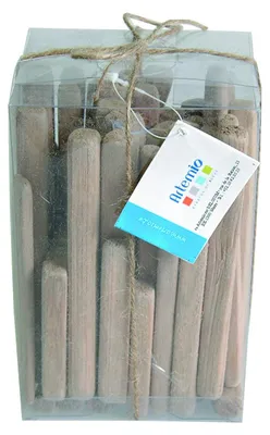 Treibholzstäbe 250 g, braun, 6–12 cm, Naturholz