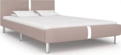 Produktbild von Bettgestell Cappuccino-Braun Kunstleder 140x200 cm , Klassische Betten Design 2024