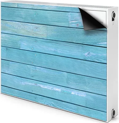 Obrázek produktu pro Magnetický kryt radiátoru Kryt radiátoru 90x60 cm - modré desky