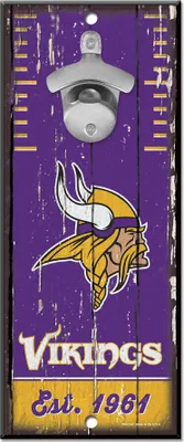 Produktbild von Wincraft Holzschild mit Flaschenöffner - Minnesota Vikings